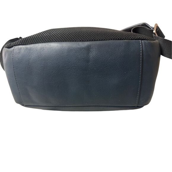 Coach F54135 Charles Sports Calf Leather Backpack Navy Blue Rucksack Bag - Picture 12 of 14